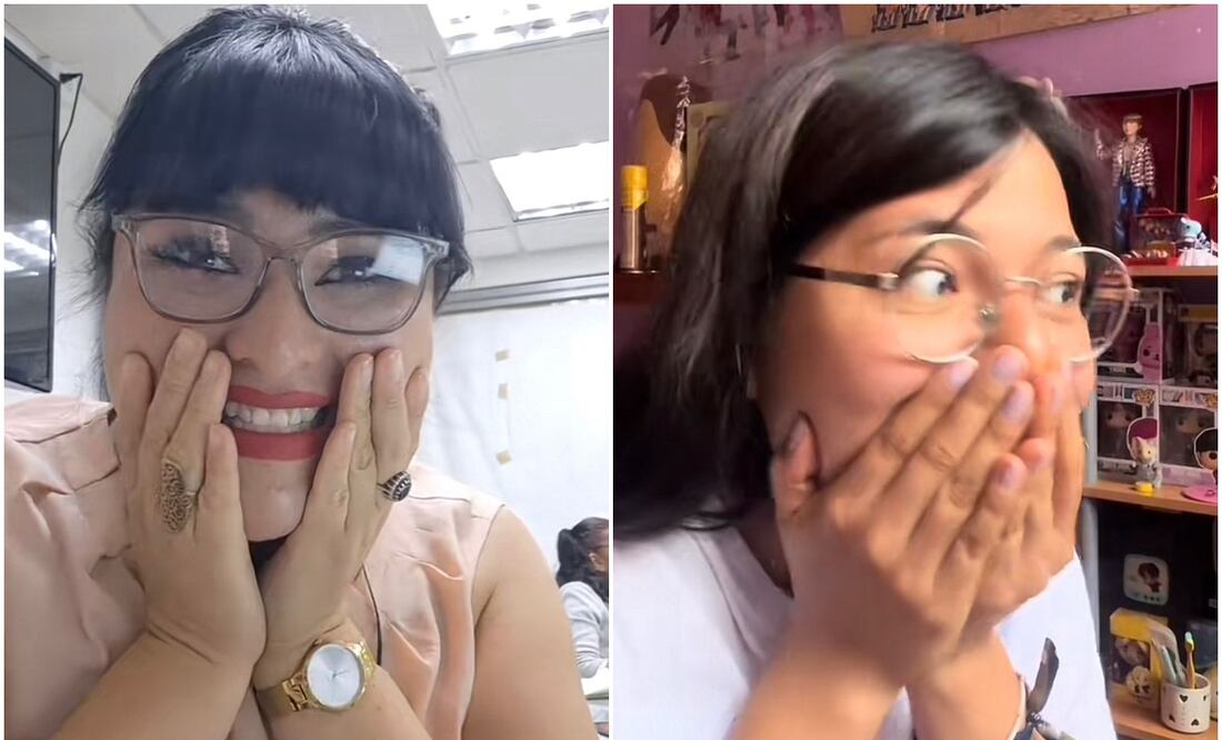 Usuarios compartieron sus reacciones en TikTok al enterarse que entraron a la UNAM. Fotos: TikTok