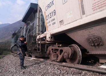 Presuntos delincuentes provocan descarrilamiento de tren en Veracruz