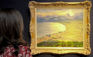Una pintura de Winston Churchill de 1935 llega a Christie’s la próxima semana; el ex primer ministro pintaba para aliviar el estrés