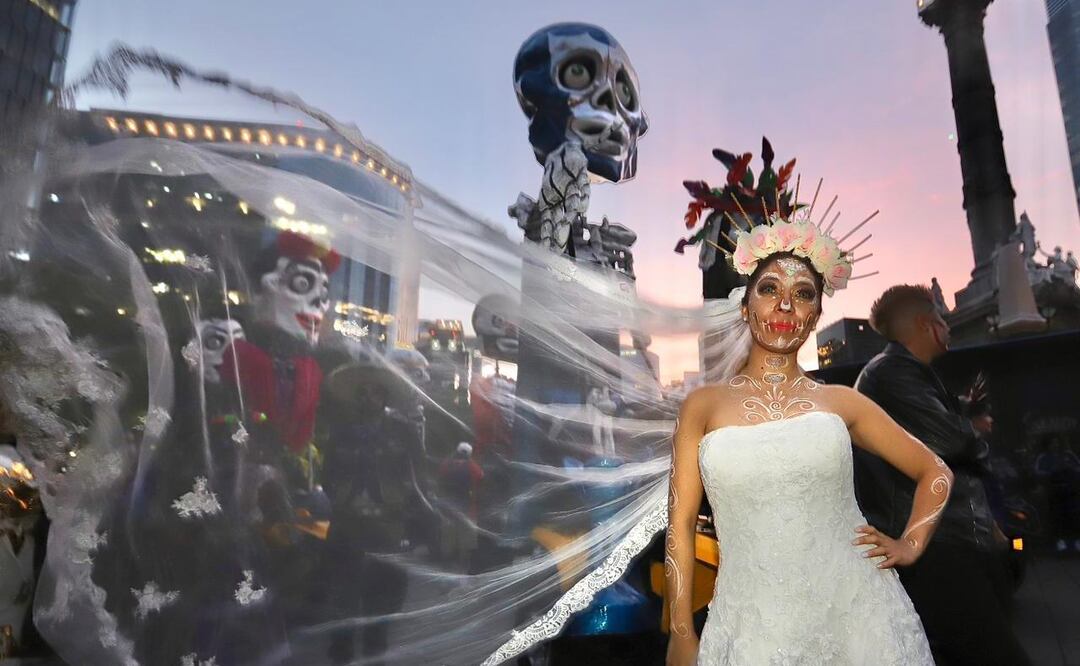 Conoce los detalles de la Mega Procesión de Catrinas 2024. Foto: Berenice Fregoso / EL UNIVERSAL.