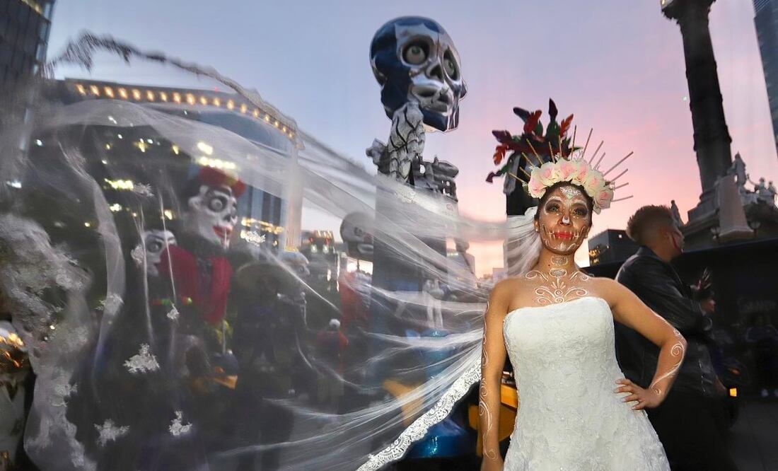 Conoce los detalles de la Mega Procesión de Catrinas 2024. Foto: Berenice Fregoso / EL UNIVERSAL.