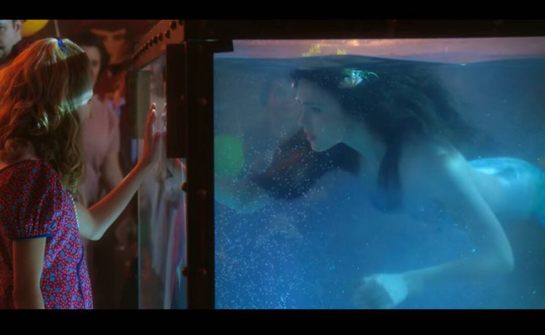 Loreto Peralta en "La sirenita". Foto: Especial