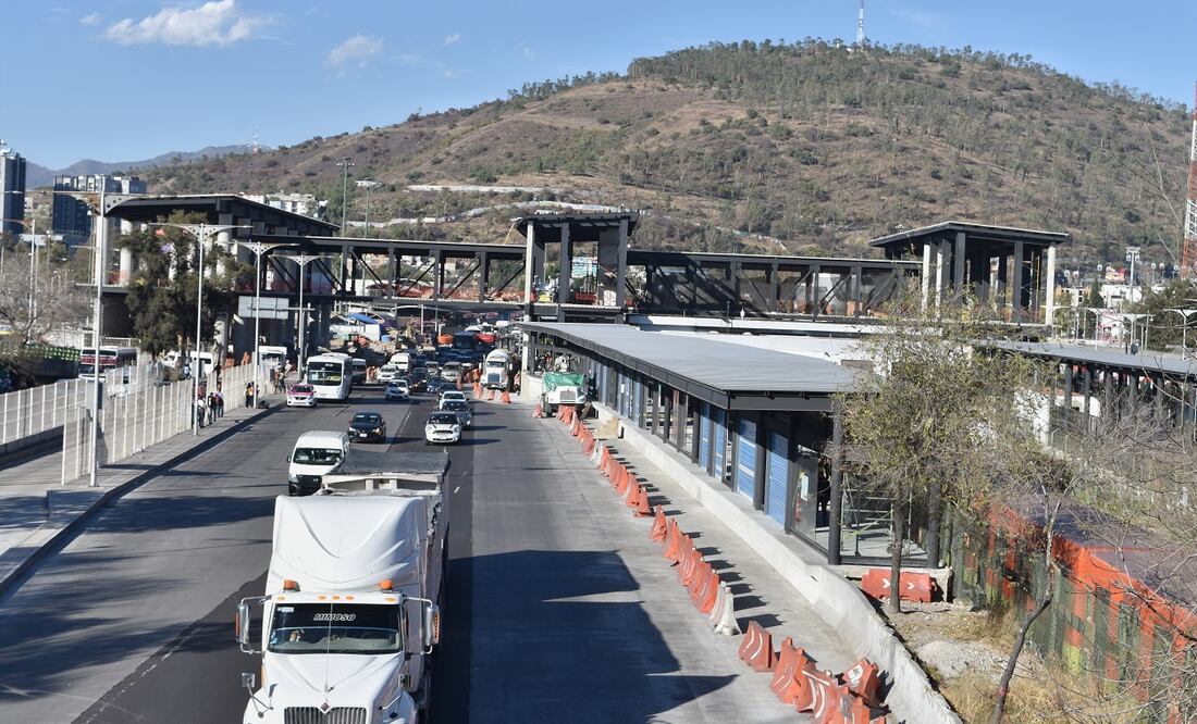 Recorrido para ver las obras del Cetram Indios Verdes en enero del 2024. Foto: Eduardo Castañeda