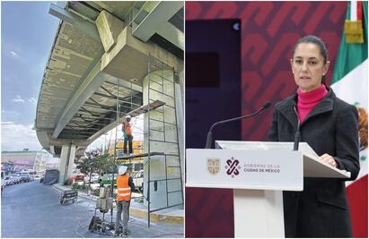 Sheinbaum analiza reabrir por segmentos el tramo elevado de la Línea 12 del Metro