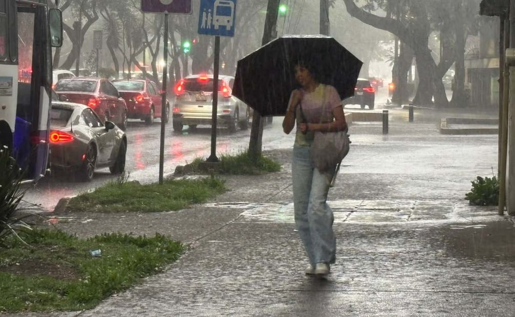 Lluvia y granizo en la CDMX. | Foto: Juan Carlos Williams.