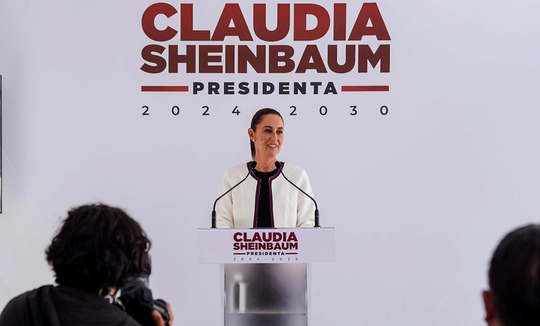 La mayoría que alcanzó la presidenta electa Claudia Sheinbaum no puede verse como que los mexicanos le dieron un “cheque en blanco”, por lo que no debe verse como justificante para “avasallar” a las minorías, dijo la Coparmex. Foto: archivo/EL UNIVERSAL