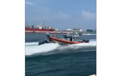 VIDEO: Así fue el momento del impacto entre dos embarcaciones de la Marina en el puerto de Veracruz