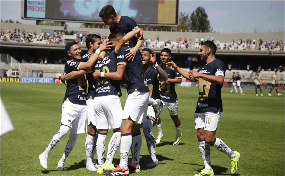 Pumas goleó al Puebla en el Olímpico de CU - Foto: Carlos Mejía / EL UNIVERSAL
