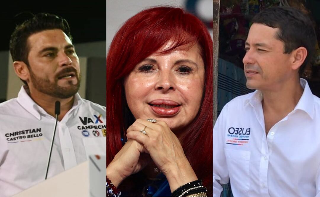 Layda Sansores San Román, Christian Castro Bello y Eliseo Fernández Montúfar. Fotos: Archivo/ El Universal