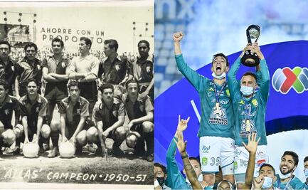 ¿Cuándo fue la última vez que Atlas y León fueron campeones?