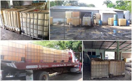 Asegura PGR 74 mil 500 litros de hidrocarburo en Tabasco