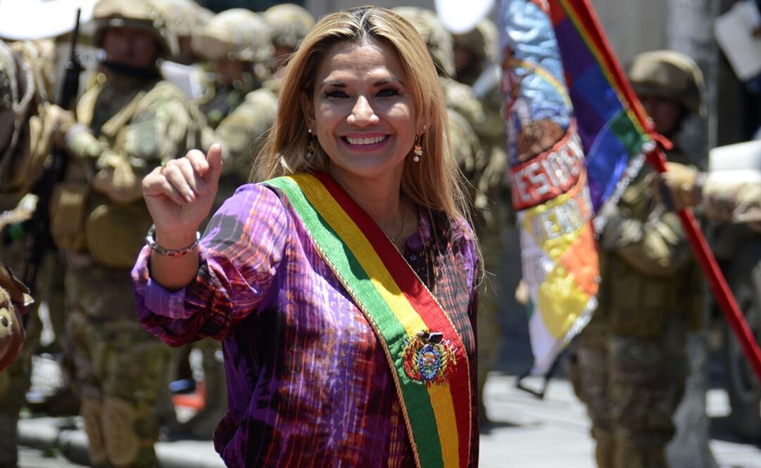 Jeanine Áñez, presidenta interina de Bolivia. Foto: Xinhua 