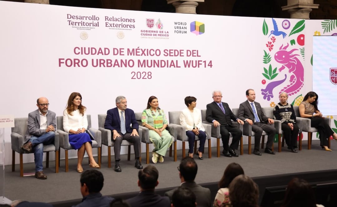 CDMX será sede del Foro Mundial Urbano 2028; Clara Brugada llama a alianza global de ciudades por la paz. Foto: Especial