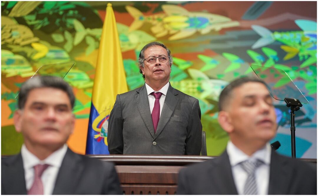 Gustavo Petro, presidente de Colombia insistió ante el Congreso para sacar adelante sus reformas en el país. Foto: X (@infopresidencia)