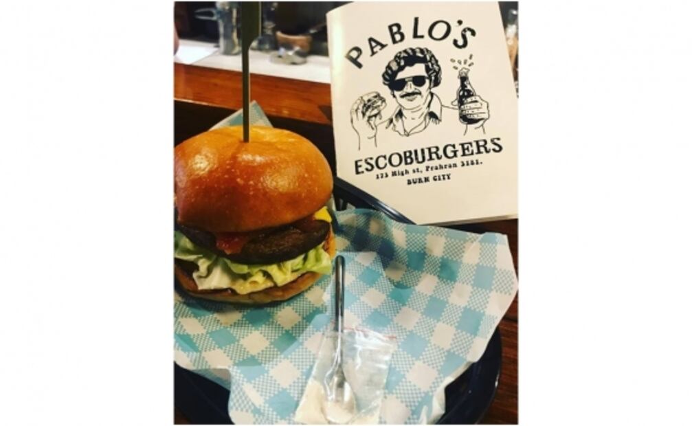Hamburguesería con referencias a Pablo Escobar causa polémica en Australia