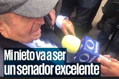 Mi nieto va a ser un senador excelente, dice abuelo de Velasco