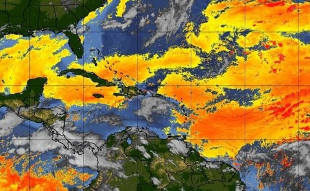 Oleada de polvo del Sahara en Yucatán (27/05/2025). Foto: Especial