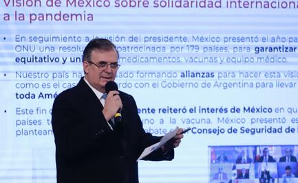 Mecanismo Covax no ha entregado ni una sola vacuna contra Covid: Ebrard