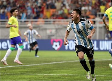 Argentina humilla a Brasil con goleada en Mundial sub 17