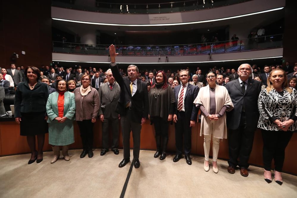Juan Ramón de la Fuente protesta como embajador plenipotenciario de Mexico ante la ONU. FOTOS: VALENTE ROSAS