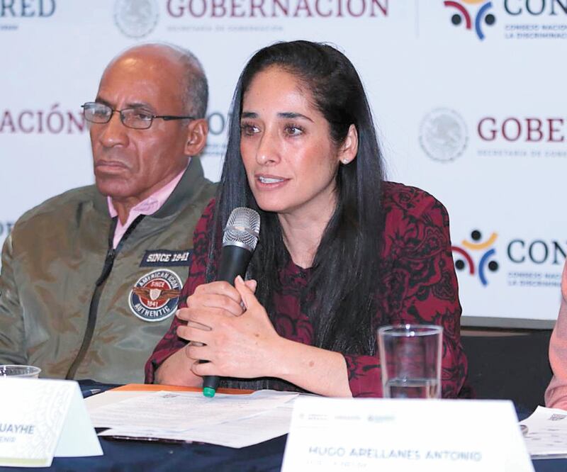 Ayer se concretó la renuncia de Mónica Maccise, quien era titular del Consejo Nacional para Prevenir la Discriminación (Conapred). Foto: 