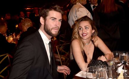 Miley Cyrus y Liam Hemsworth hacen primera aparición como esposos
