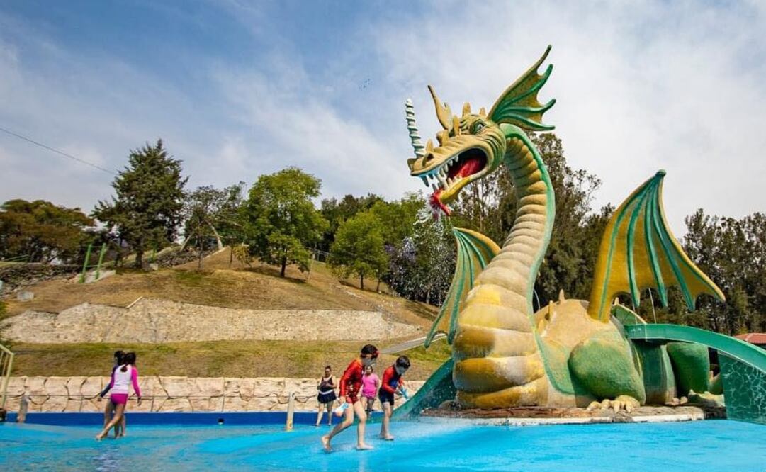 En el Parque Acuático Ixtapan hay zonas para adultos y áreas con juegos infantiles. Foto: Facebook Parque Acuático Ixtapan