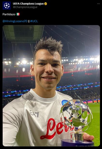 Chucky Lozano, jugador del partido en la victoria del Napoli en la Champions League