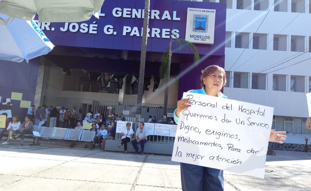 La protesta de "brazos caídos" fue realizada en ocho hospitales generales, cuatro comunitarios, tres jurisdiccionales y 220 centros de salud. Foto: Especial