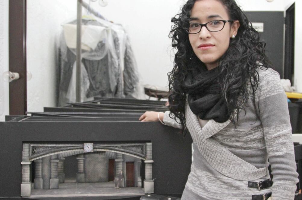 La escenógrafa Teresa Alvarado, artífice del proyecto (CARLOS MEJÍA. EL UNIVERSAL)