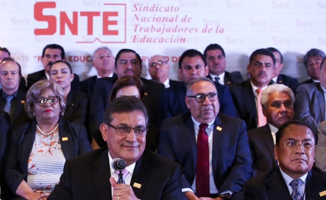 Integrantes del SNTE. Foto: Especial