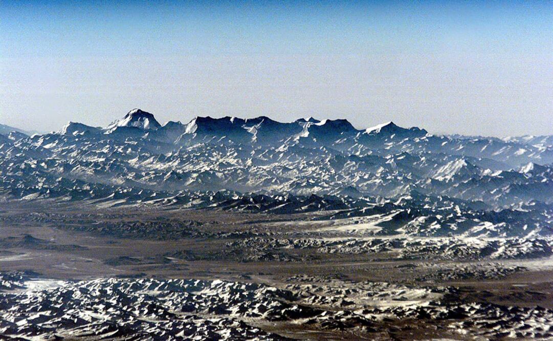 From the southern Tibetan Plateau of China to the Dhaulagiri Range of the Himalayas in central Nepal - Photo: NASA via AFP