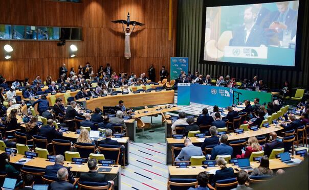 Cumbre sobre el Clima de la ONU, celebrada hace unos días. Foto: EFE