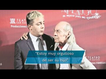 Christian Castro despide a su papá, "El Loco" Valdés, con un videomensaje