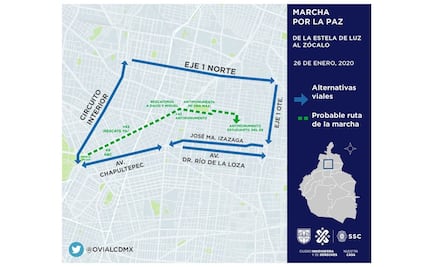 Realizarán operativo en la CDMX por Caminata por la Paz