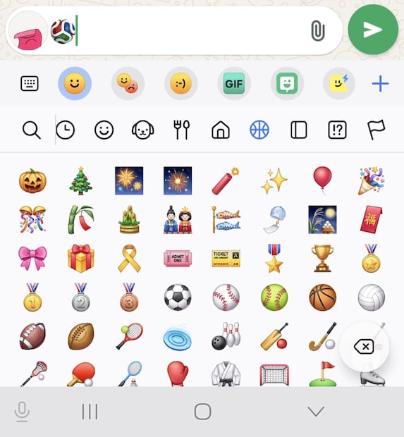 Selecciona el emoji del balón clásico de futbol y se convertirá en Trionda. Foto: Unsplash