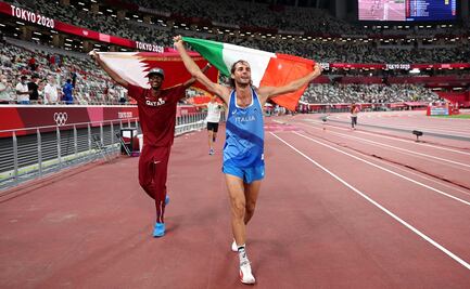 ¡Histórico! Dos atletas comparten medalla de oro en Tokio 2020