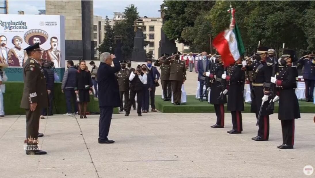 Así fue la ceremonia del 110 aniversario de la Revolución encabezada por AMLO