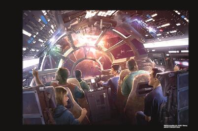 Traen galaxia muy lejana a Disneyland