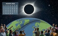 ¡Oscuridad total! El eclipse solar de 2026 durará minutos históricos: ¿México podrá verlo? Foto: IA