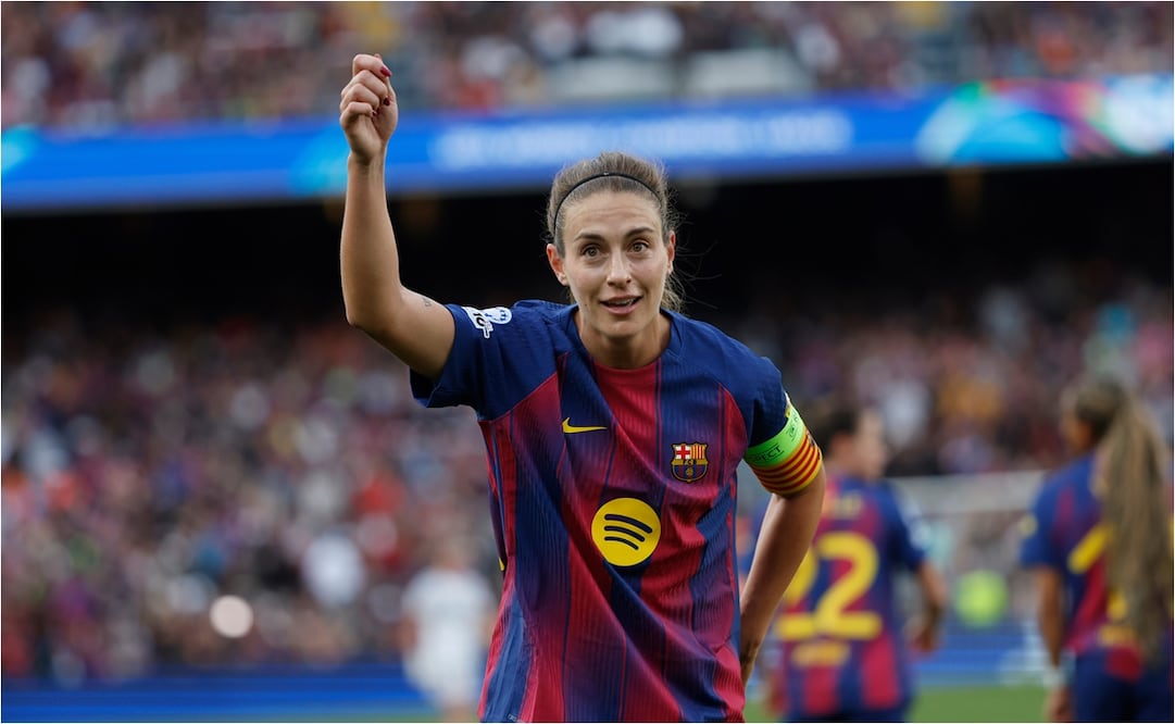 FOTO: AP - Barcelona golea 6-0 al Real Madrid y avanza a semifinales de la Champions League Femenil