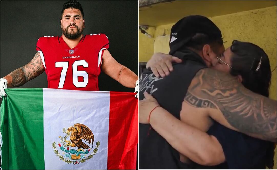 FOTO: ESPECIAL - Will Hernández, jugador de los Cardenales de Arizona se reencuentra con su familia en México