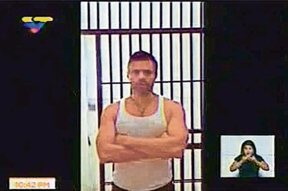 El opositor Leopoldo López, en el video difundido anoche (TOMADA DE VIDEO)