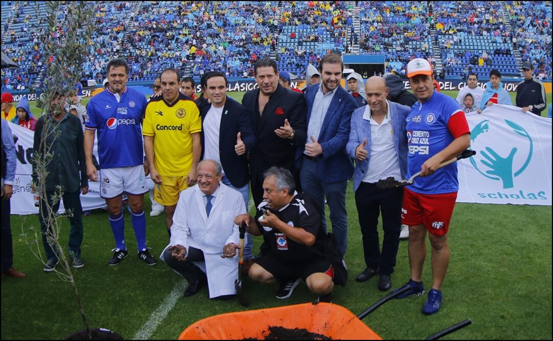 Juego de leyendas de Cruz Azul y América. Foto: Imago 7