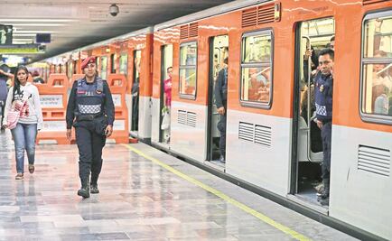 Metro, con marcha lenta debido a lluvias