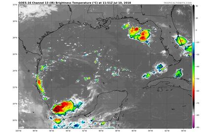 Altas temperaturas y lluvias predominan en Veracruz para este martes