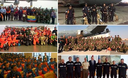 México no está solo; equipos internacionales se unen a labores de rescate