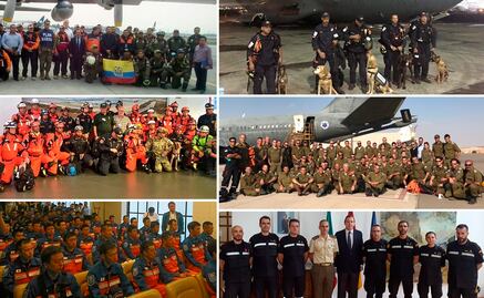 México no está solo; equipos internacionales se unen a labores de rescate