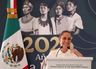 Sheinbaum inaugura hospital del ISSSTE en Acapulco; prevé pronta apertura de Farmacias del Bienestar