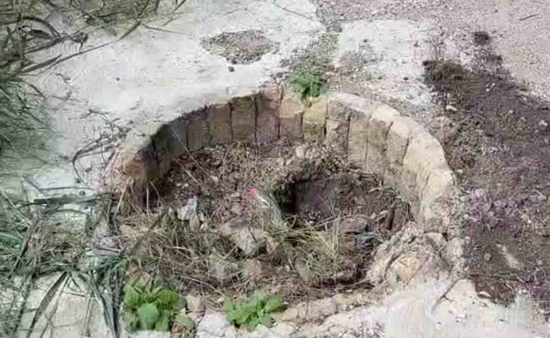 En el lugar, ubicado sobre la carretera estatal 47 en el Ejido La Posta, se detectaron además, sogas y pozos donde se presume, se incinero y sepultó a personas. Foto: Especial